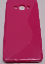 Силиконов гръб ТПУ S-Case за Samsung Galaxy A7 A700F розов
